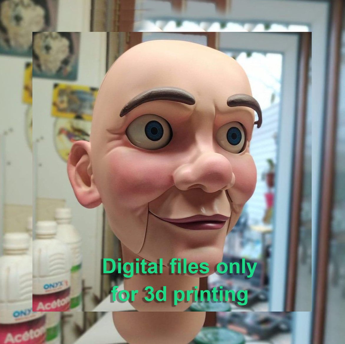 VENTRILOQUIST HEAD 2 Etsy