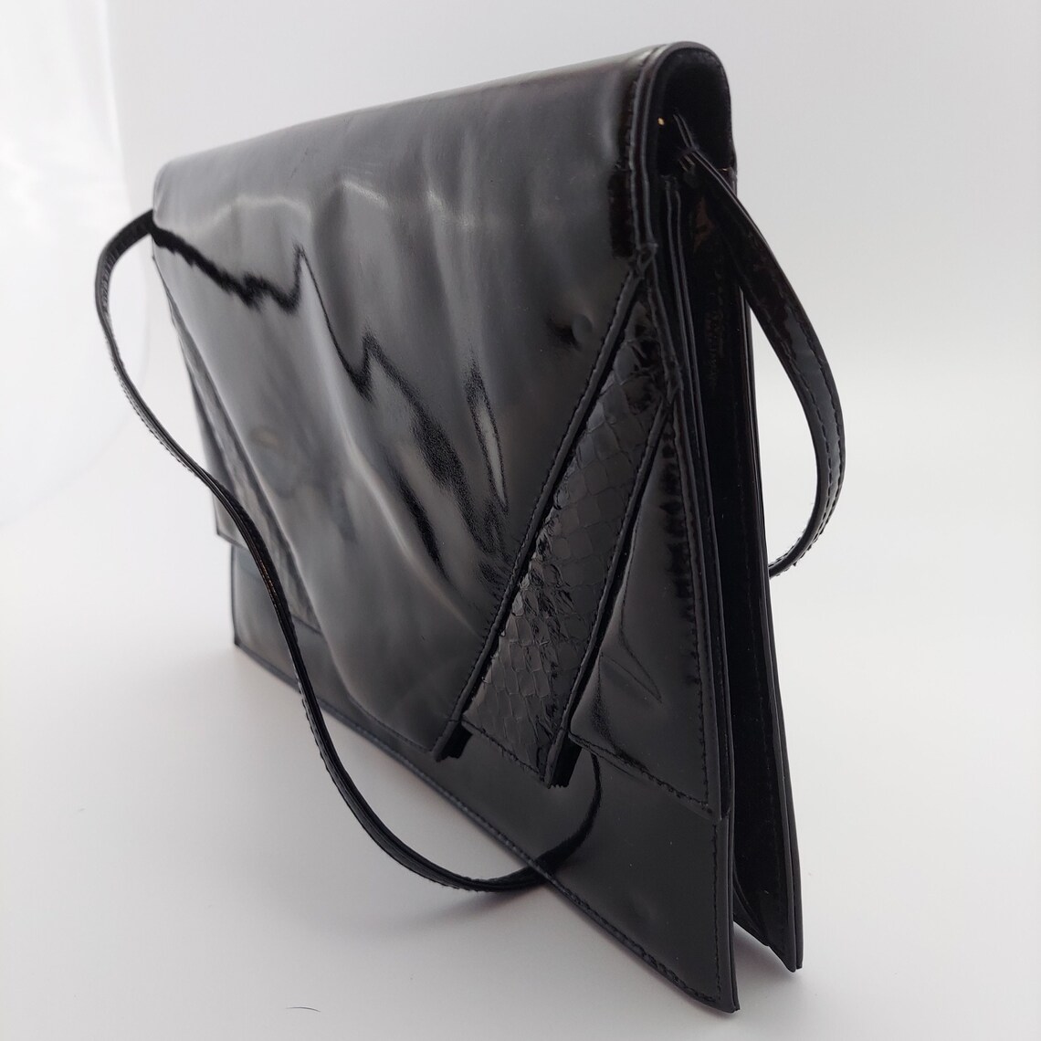 Jay Herbert Crossbody Purse Bag Vintage Leather Black Etsy