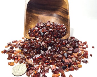 Garnet Crystal Chips 25g - Crystal Rock Collection Stone Gemstones,