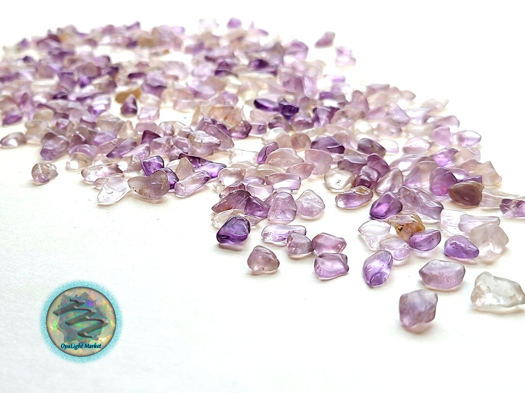 Amethyst Crystal Chips 49mm Bulk Amethyst Chips, Natural Crushed