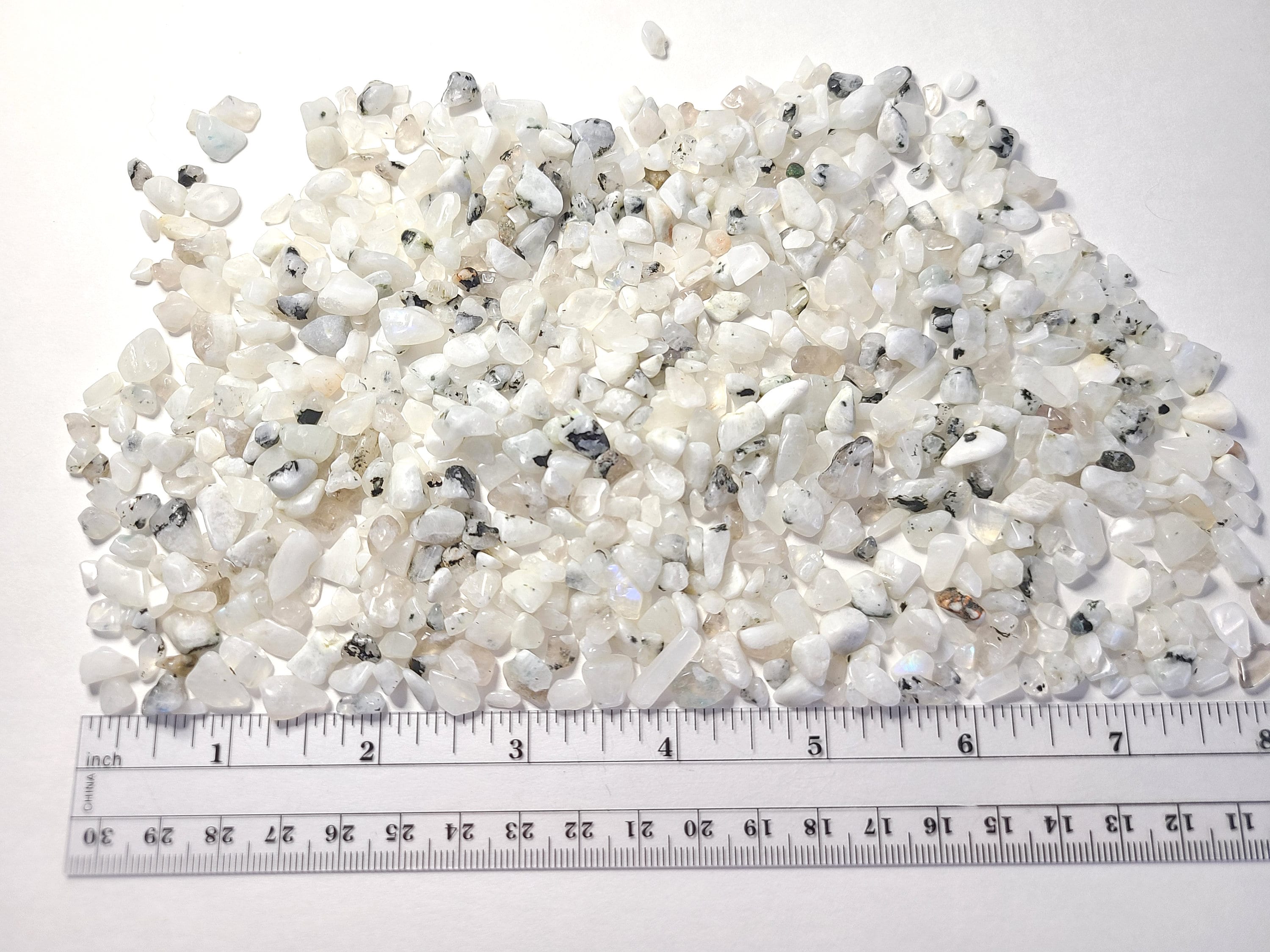 Rainbow Moonstone Chips 47mm All Natural Bulk Moonstone Etsy