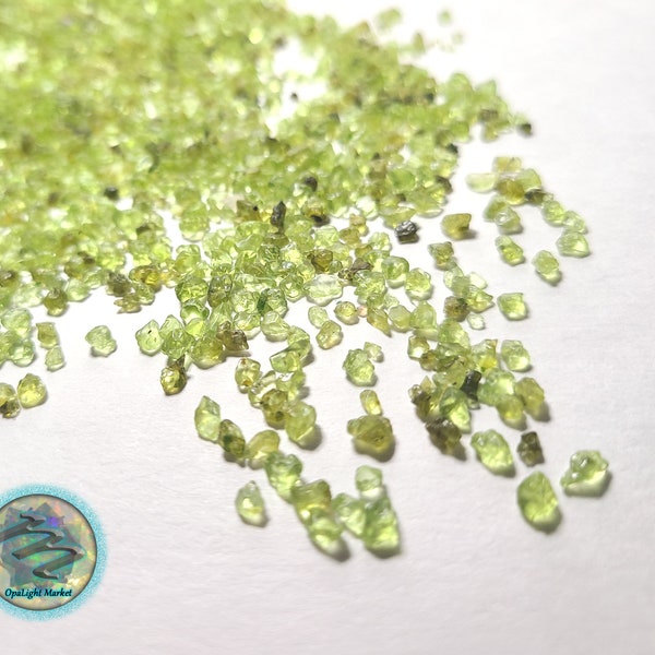 Peridot Crystal Chips 2-4mm | Crushed Peridot Chips, Polished Peridot, Tumbled Peridot, resin art, Crafts, Resin Inlay, Mosaics, Woodworking