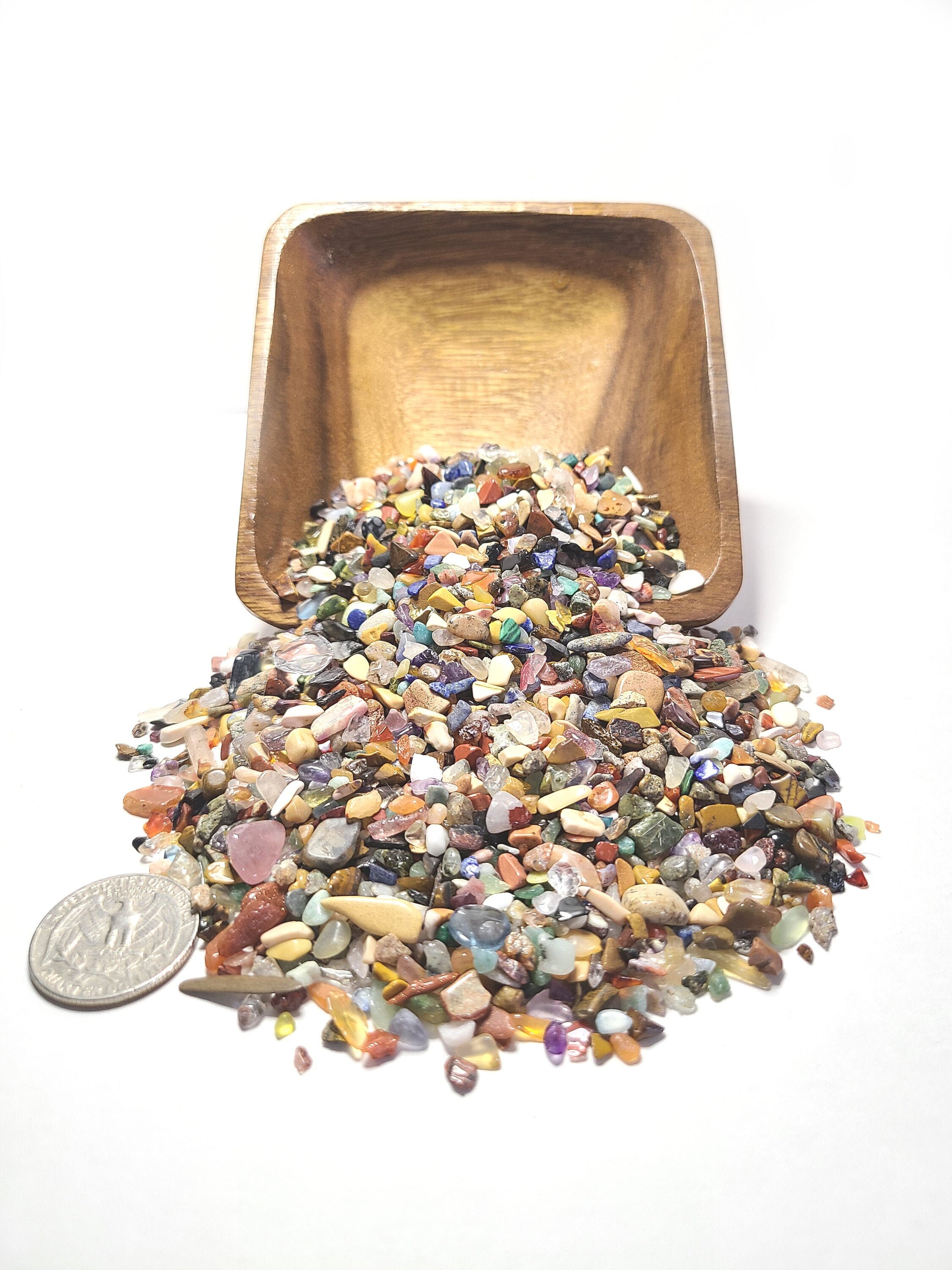Randomite Crystal Chips 1 LB Bulk Natural Mixed Chips Etsy