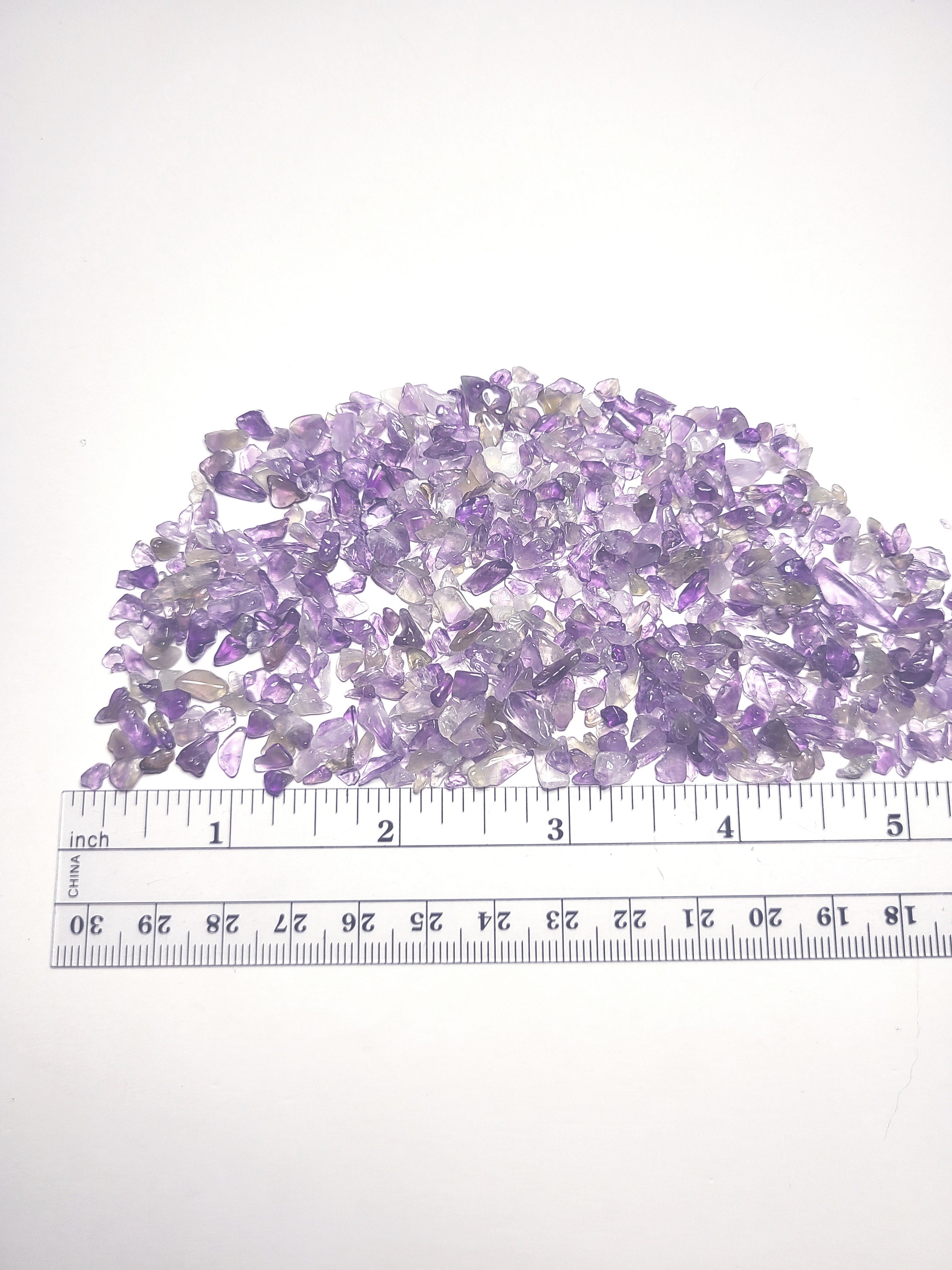 Amethyst Crystal Chips 26mm Amethyst Chips Natural Etsy Nederland
