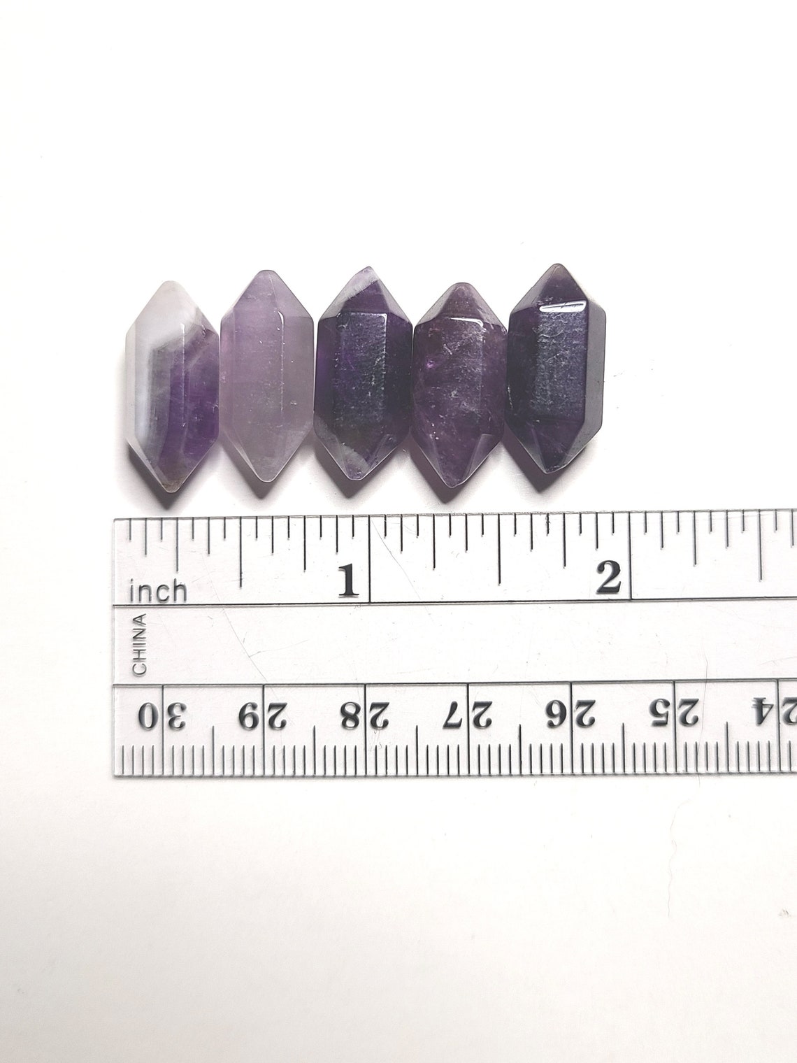 Amethyst Grid Crystals Double Terminated Amethyst Gems Etsy