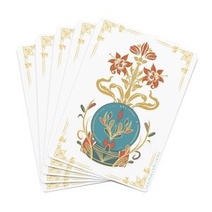 Cartas de póquer de adivinación de cristal / Cartas de juego de magia de cristal, cartas de juego positivas para todas las edades, cartas de póquer bonitas, noche de juegos, diversión familiar