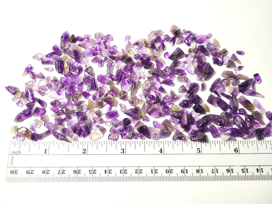 Amethyst Crystals Chips 49mm Bulk Amethyst Chips Natural Etsy