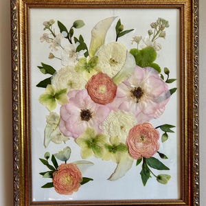 Custom Flower Preservation Deposit: Wedding Bouquet Shadow Box, Resin Art