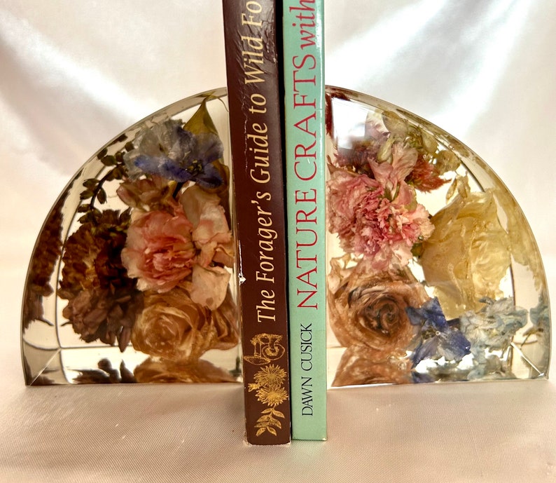Bouquet Preservation,wedding Flower Preservation,book Ends,resin Book