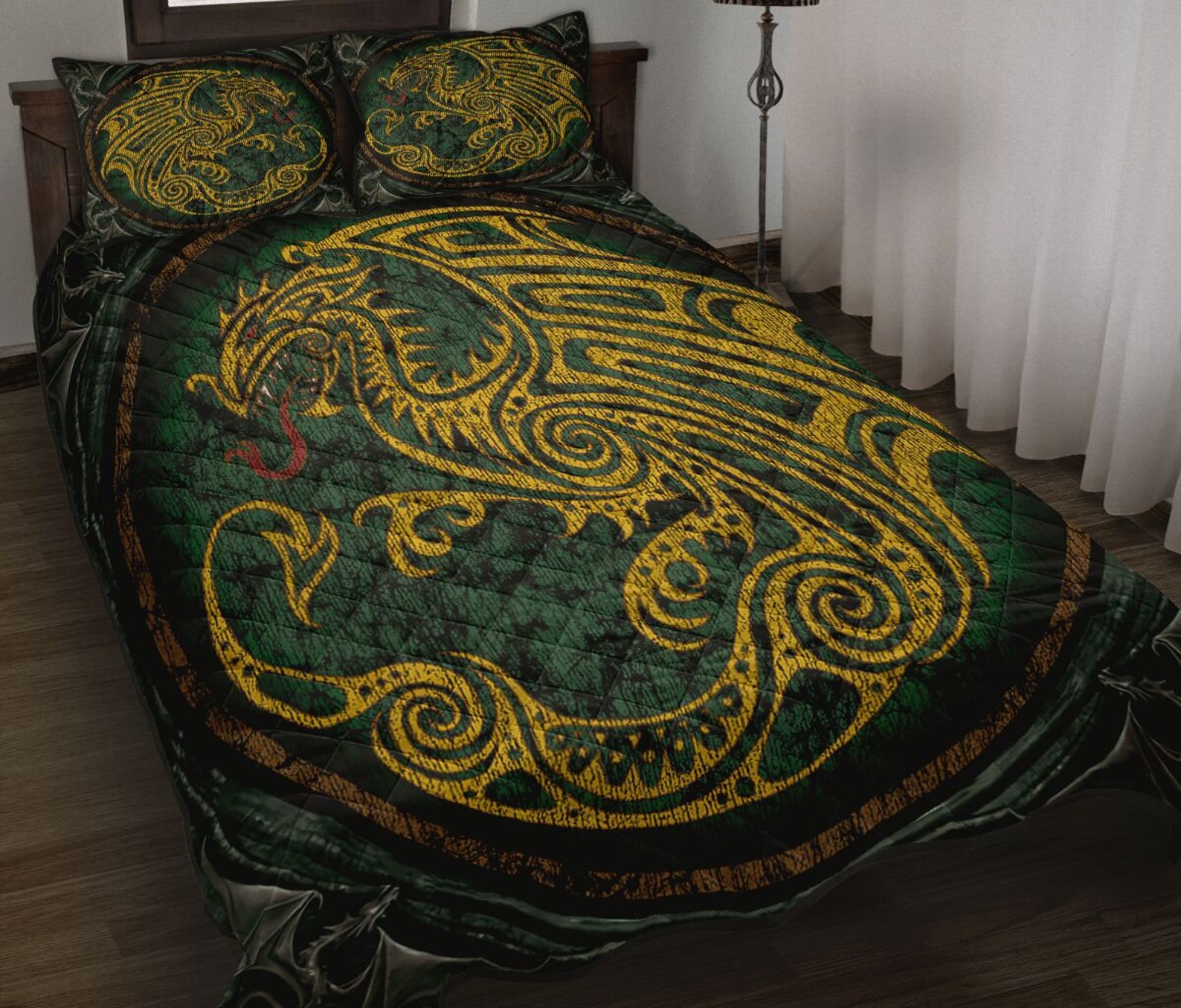 Celtic Dragon Bedding SetTwin Queen KingPremium PrintedSoft Etsy