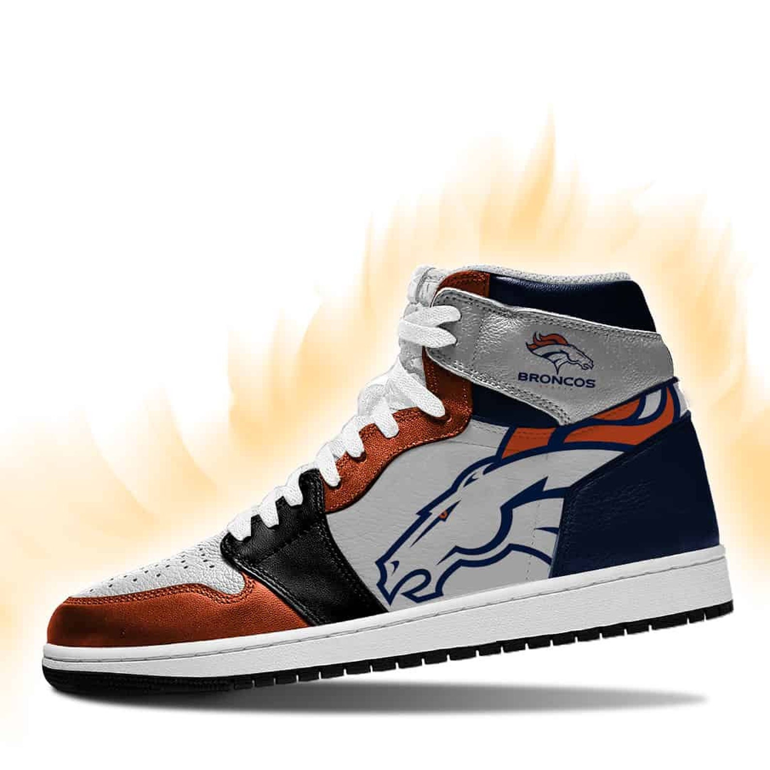 Denver Broncos NFL Air Jordan Shoes Custom Shoes Jordan Etsy