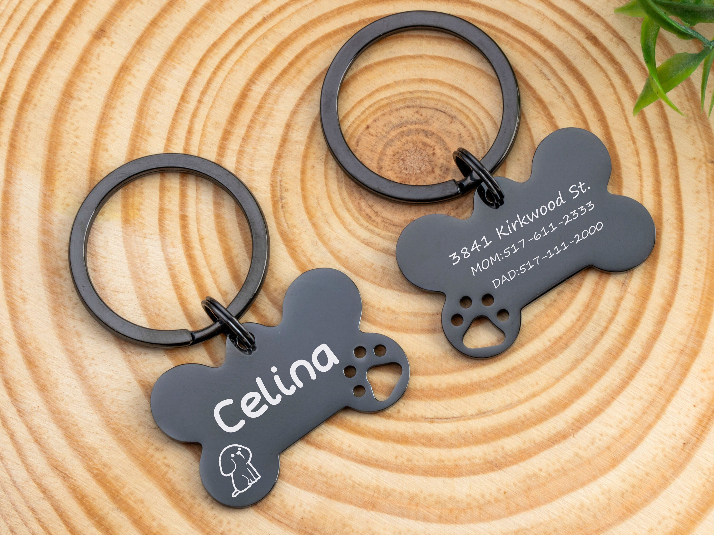 Custom Dog Tag Pet ID Tags Engraved Dog Tags for Dogs Dog | Etsy