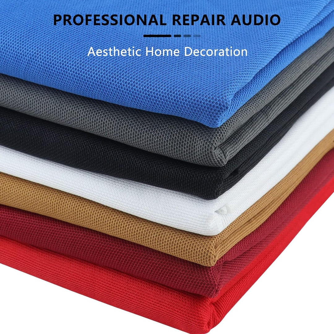 Speaker Grill Cloth Stereo Mesh Fabric Protective Dustproof Cloth, for