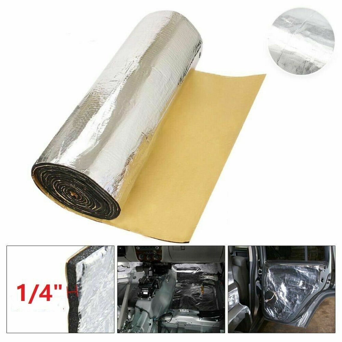 Car Insulation Sound Deadener & Heat Barrier Mat Automotive Lightweight