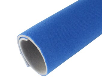 Blue Foam Backed Headliner Fabric for Car Interiors Micro Suede Roof and Panel Lining,Foam-Backed Automotive Headliner