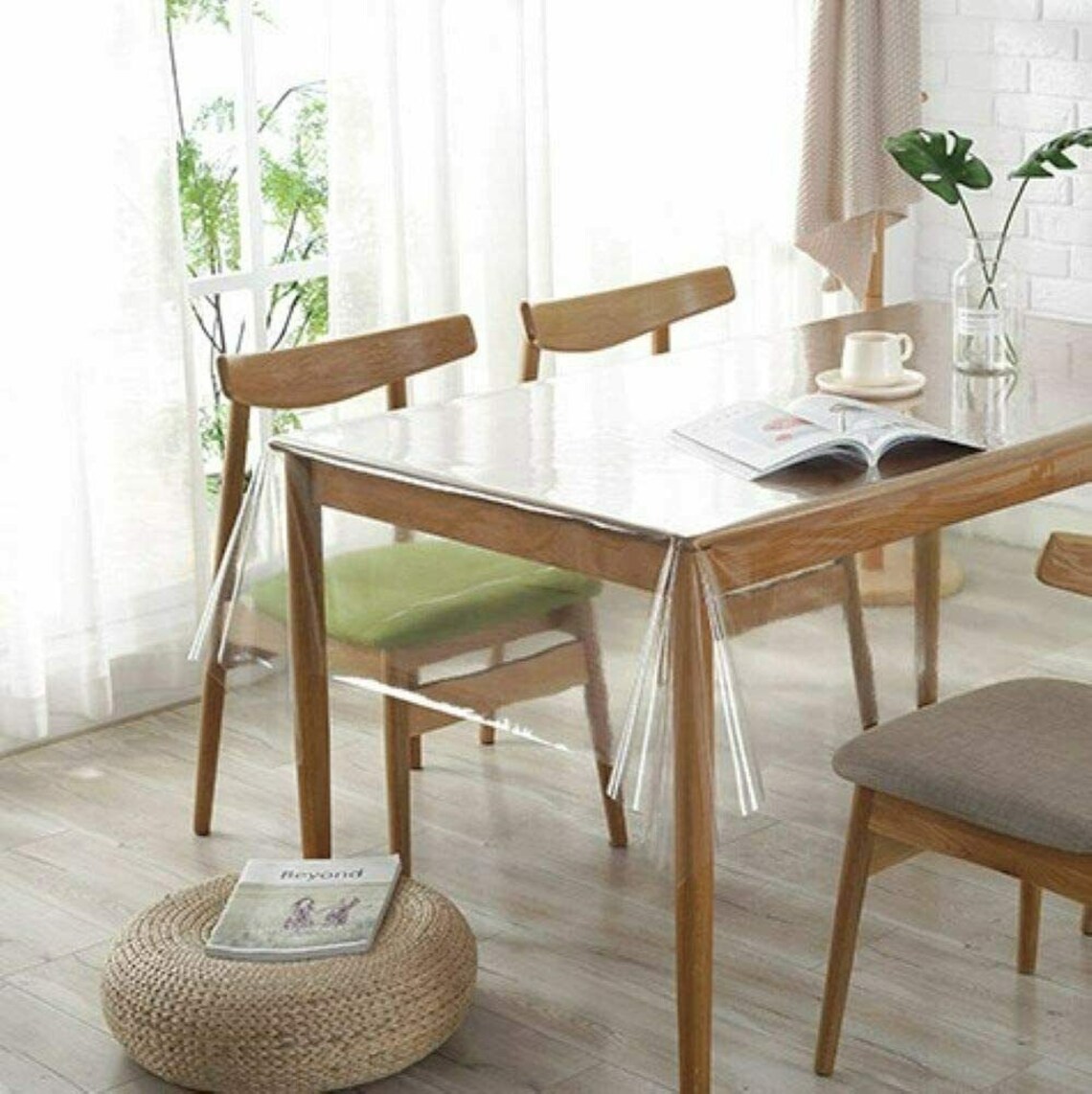 Clear Plastic Dining Table Protector PVC Desk Pad Coffee Glass Etsy
