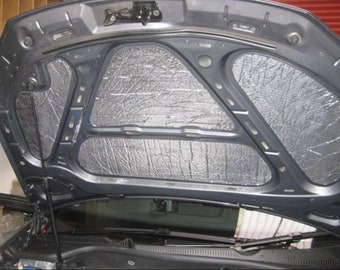 12 x Glass Fibre Car Engine Bay Bonnet Insulation Noise Hood Sound Proofing Heat