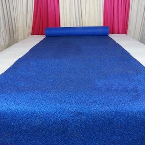 Blue Carpet Upholstery VIP Event Carpet Wedding Carpet Upholstery Party Carnival Carpet Upholstery, Party Decorations image 4