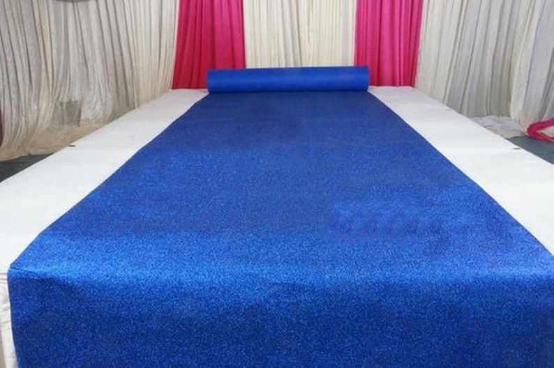 Blue Carpet Upholstery VIP Event Carpet Wedding Carpet Upholstery Party Carnival Carpet Upholstery, Party Decorations image 4