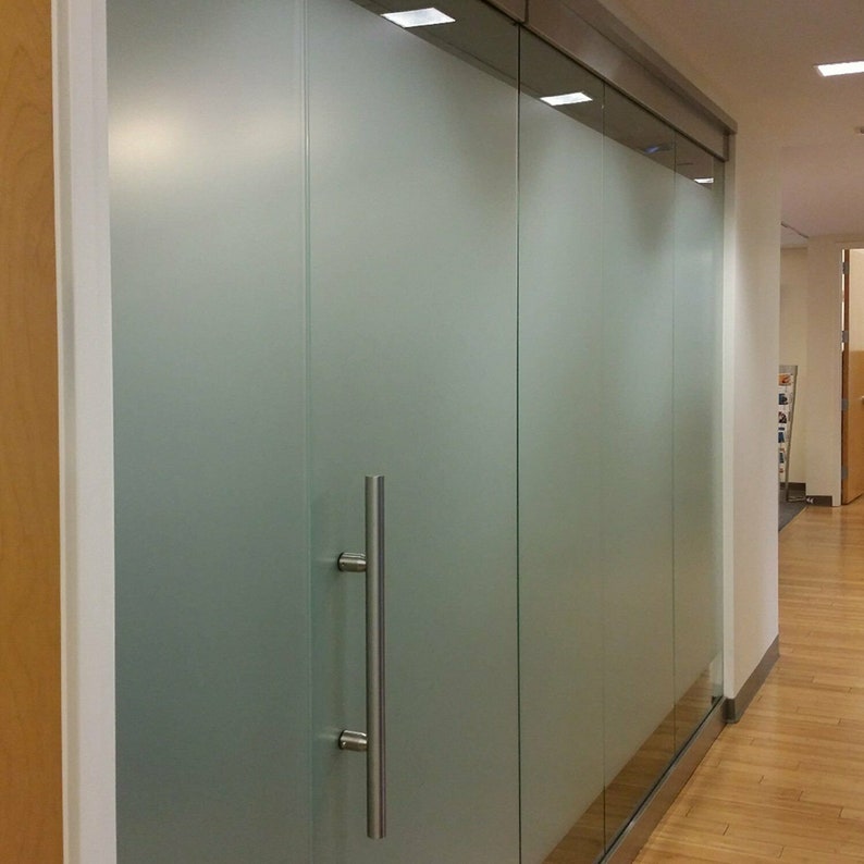 Window Films Non Adhesive Frosted Home Office Films Privacy Etsy