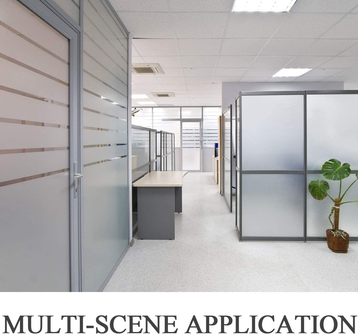 Window Films Non Adhesive Frosted Home Office Films Privacy Etsy