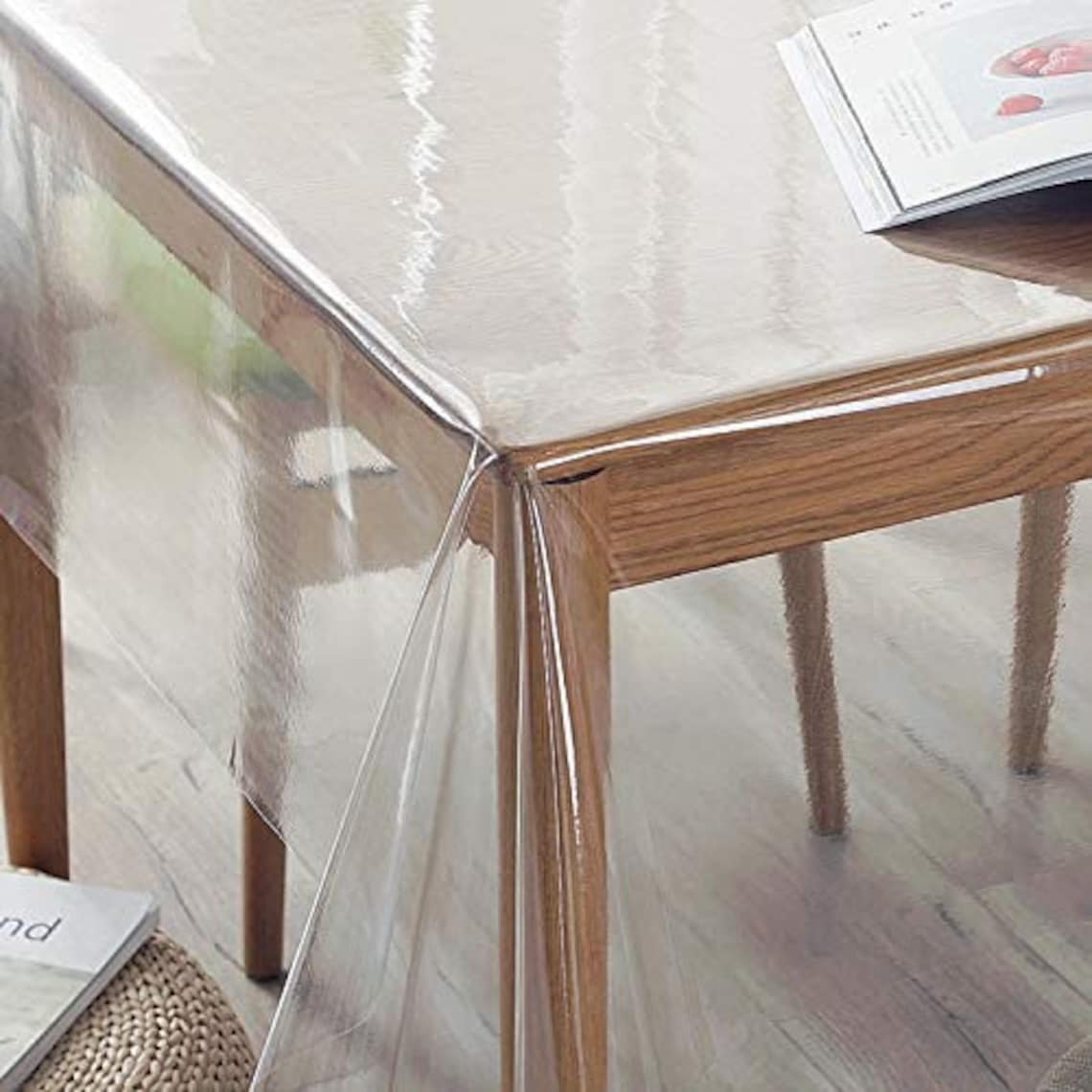 Clear Plastic Dining Table Protector PVC Desk Pad Coffee Glass Etsy
