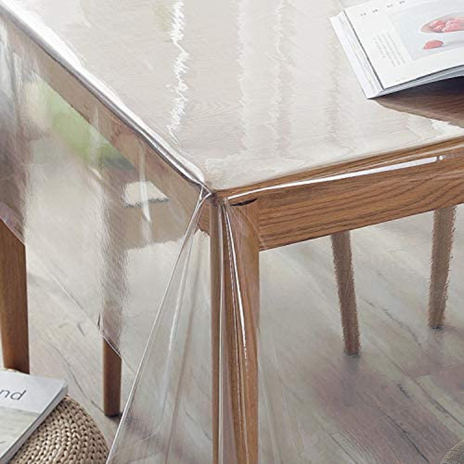 Clear Plastic Dining Table Protector PVC Desk Pad Coffee Glass Etsy