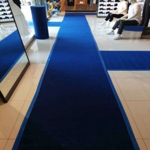 Blue Carpet Upholstery VIP Event Carpet Wedding Carpet Upholstery Party Carnival Carpet Upholstery, Party Decorations image 6