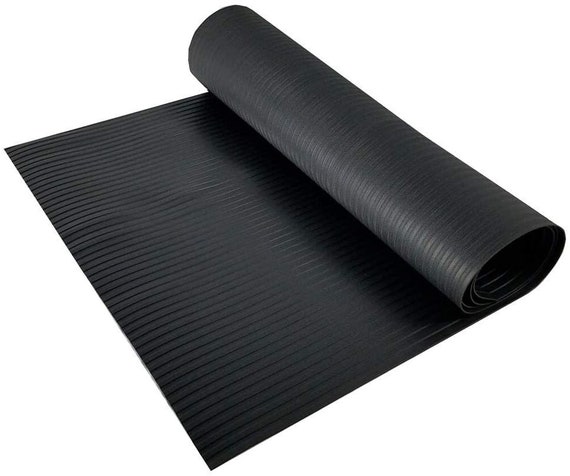 Corrugated Wide Rib Rubber Runner Mats