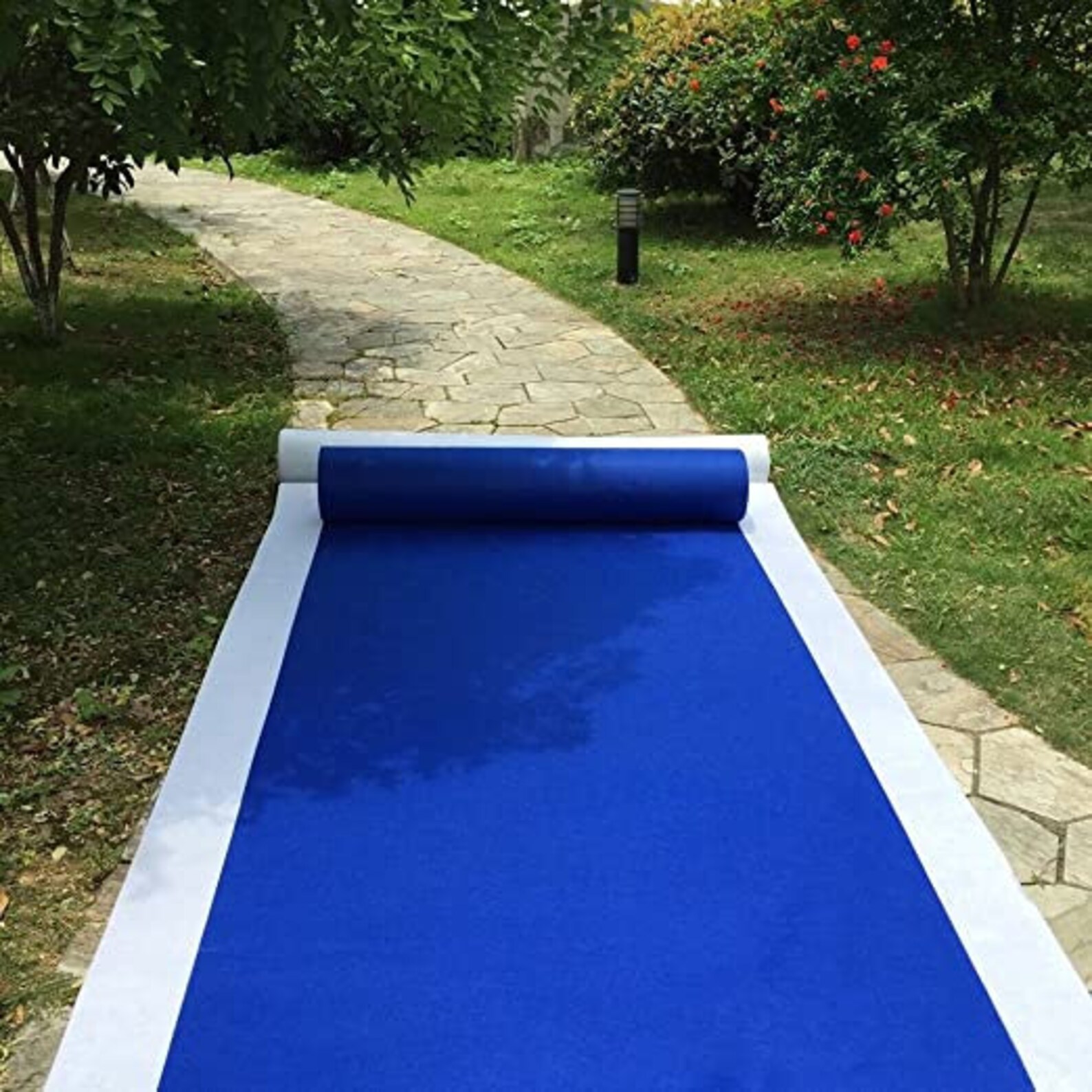Movie Night Blue Aisle Runner Blue Carpet Event Runner Wedding Etsy