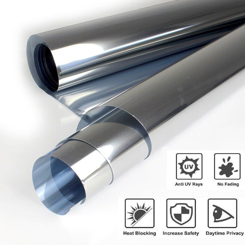 Window Film One Way Mirror Film Daytime Privacy Static Etsy