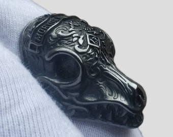 Days gone ring, Days Gone Deacon's Ring, Morior Invictus, Deacon Mongrels Skull  Ring, Memento mori, Wolf Skull Ring, Black Days Gone Ring