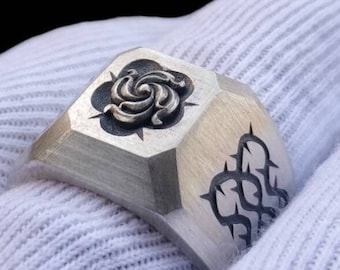 Devil may cry, Nero  ring, Devil may cry 5, Devil may cry 5 rose ring, Dante silver gold filled ring,  devil may cry 5 dante ring replika