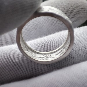 Mountain Band Ring, Mountain Wedding Ring