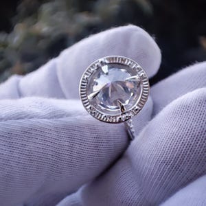 Elvish Galadriel Silver Ring, Galadriel ring, Gift for her, Elvis jewelry, Nenya Ring, the Ring of Water