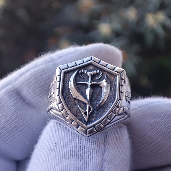 Devil May Cry, Devil May Cry Silver Ring, Devil May Cry 5 Nero, Devil May Cry 5 r ring, Nero Ring, Devil May Cry 5 Silver, Devil Ring Nero