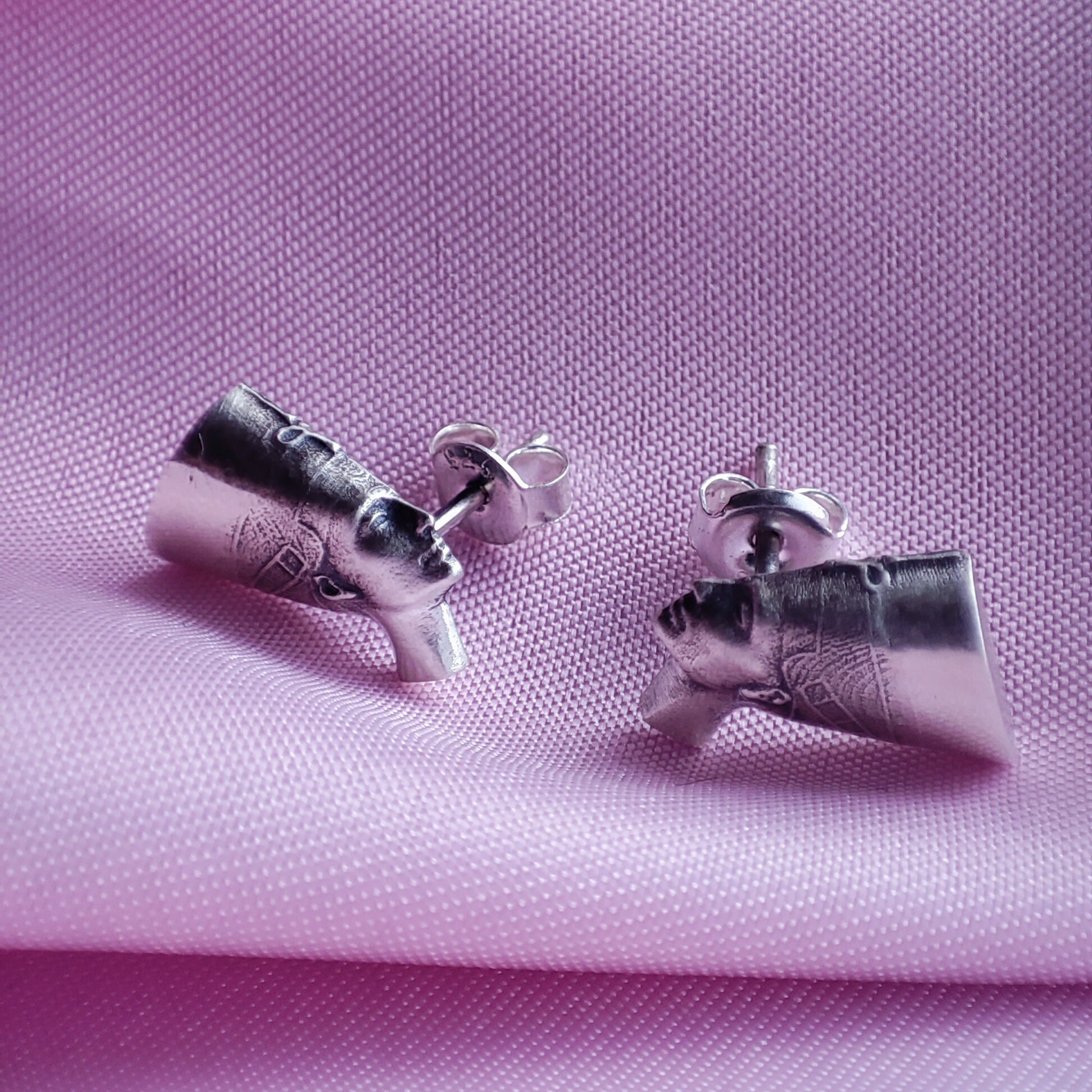 Stud Earrings, Nefertiti  earrings, Egyptian Nefertiti stud earring, Nefertiti earlobe tiny silver earring, gift for her, Gift for women