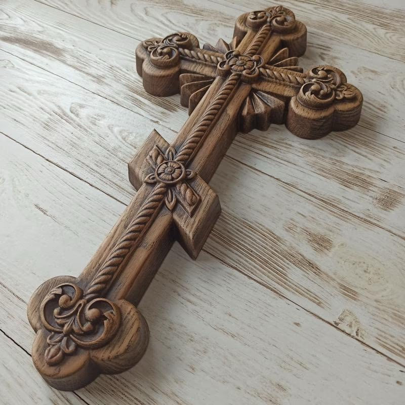 Wooden Wall Cross Etsy