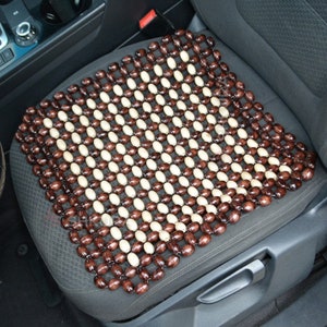 Handmade Wooden Bead Car Seat Cover: Massager Cushion