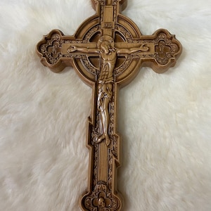 Wooden cross. Orthodox cross. Wooden wall orthodox cross. Crucifix for wall. Wood cross. Wooden wall cross. Orthodox wall cross. Crucifixion