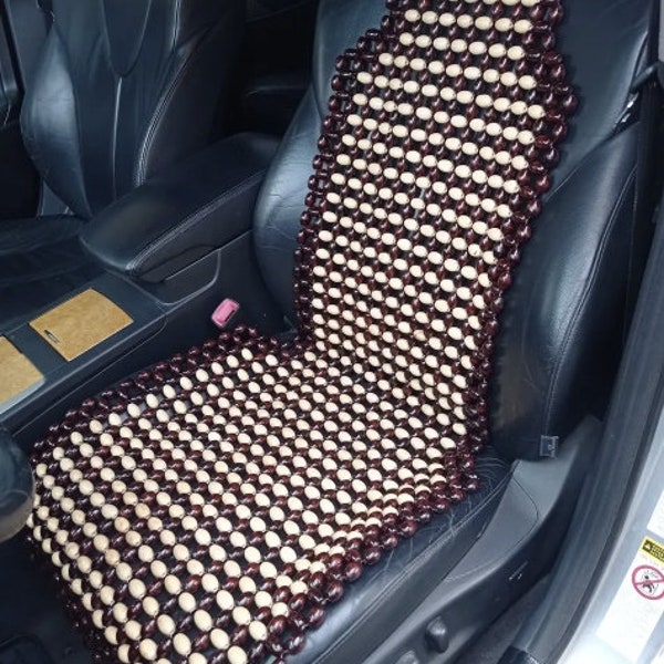 Car massager. Bead car seat cover. Seat cover. Car seat cover. Back massager. Bead seat cover. Wooden seat cover. Car accessory. Gift.