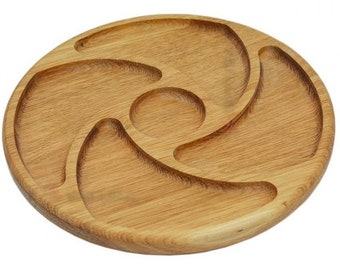 Handmade Oak Serving Tray: Appetizer Board, Kitchen Decor