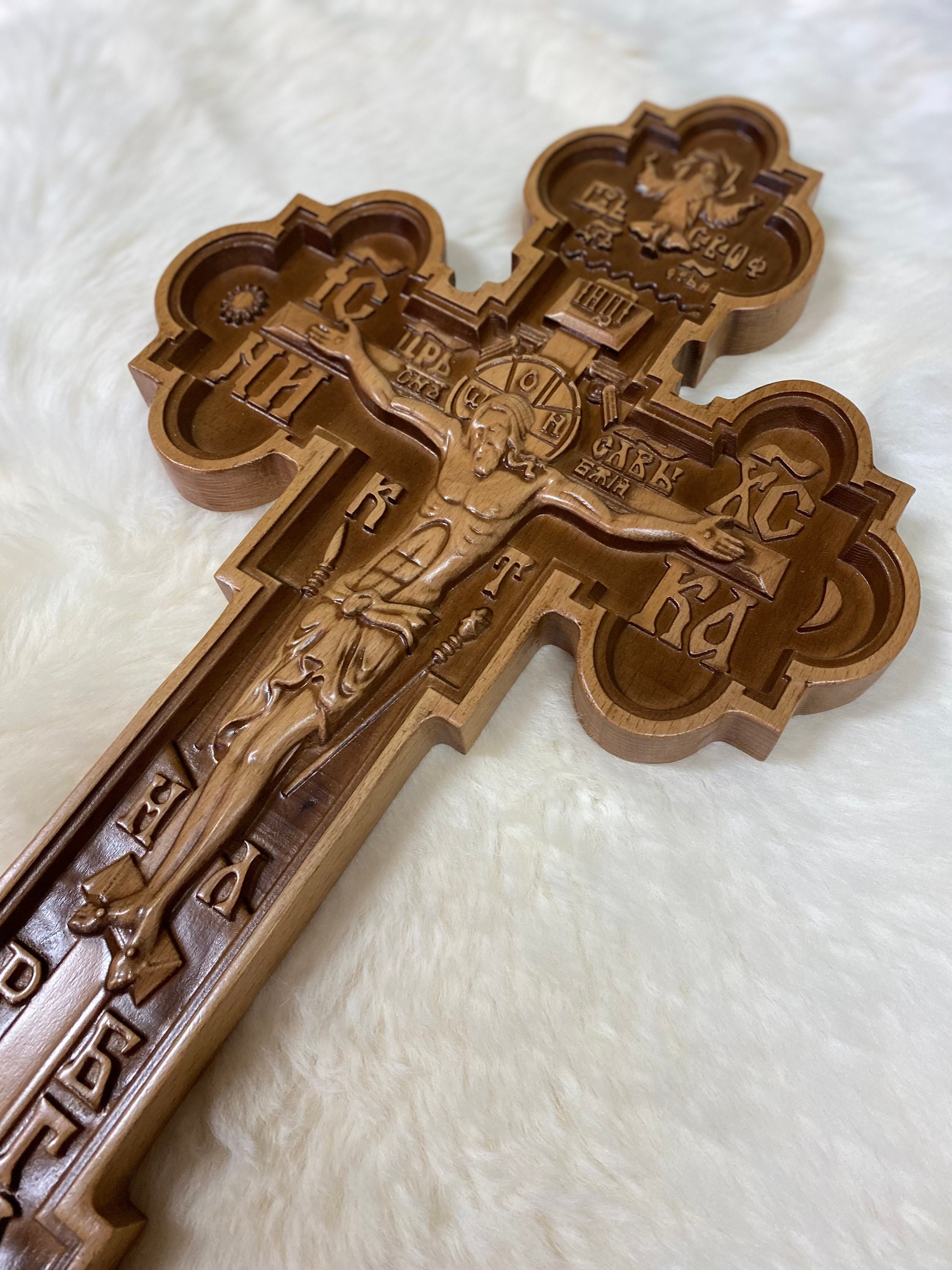 Cross. Wall Cross. Wooden Cross. Orthodox Cross. Religious Etsy