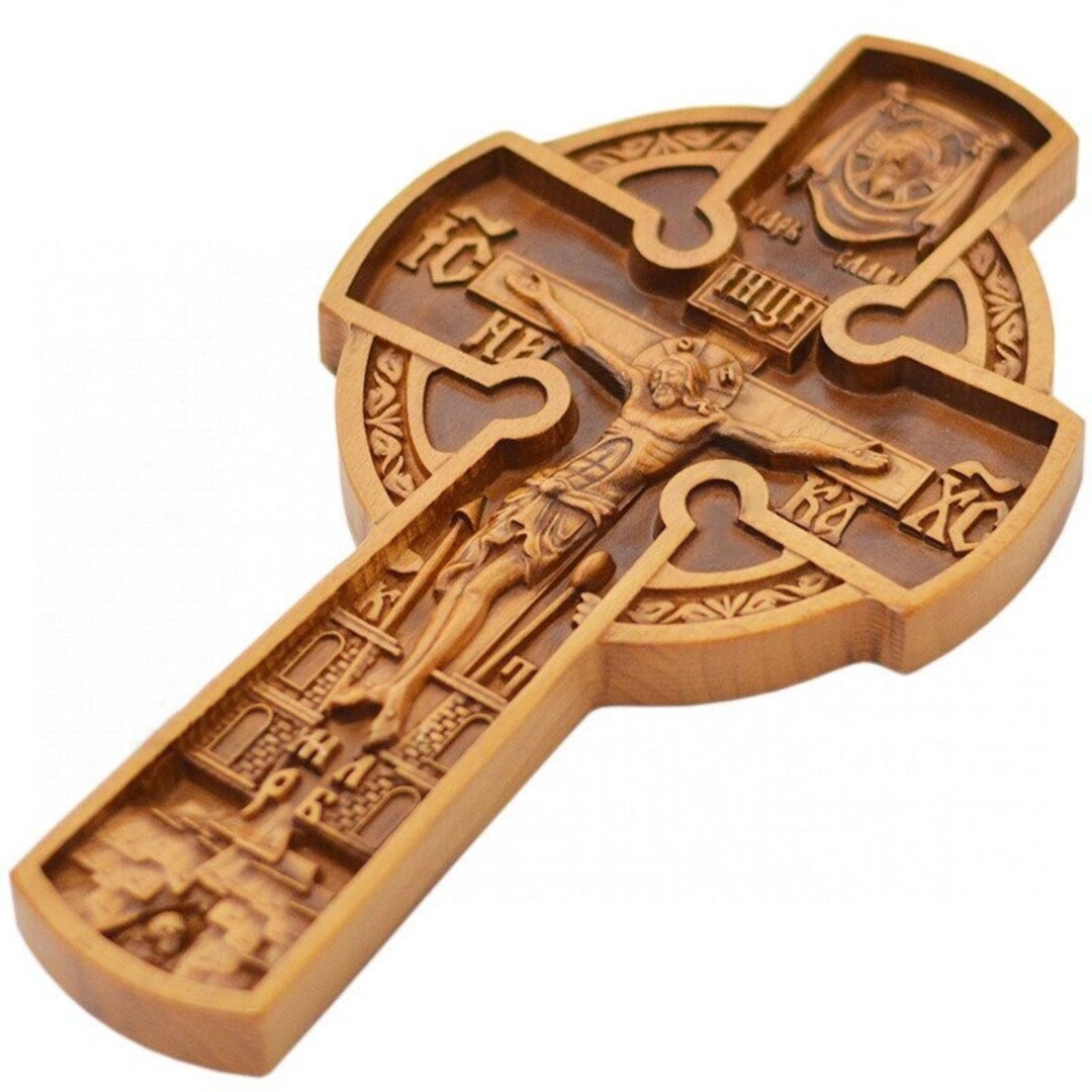 Wooden Orthodox Handmade Wall Cross. Orthodox Cross. Wall Etsy