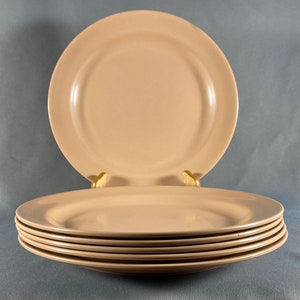 Mallo-ware Dusty Rose Melamine Dinner Plates, Set of 6