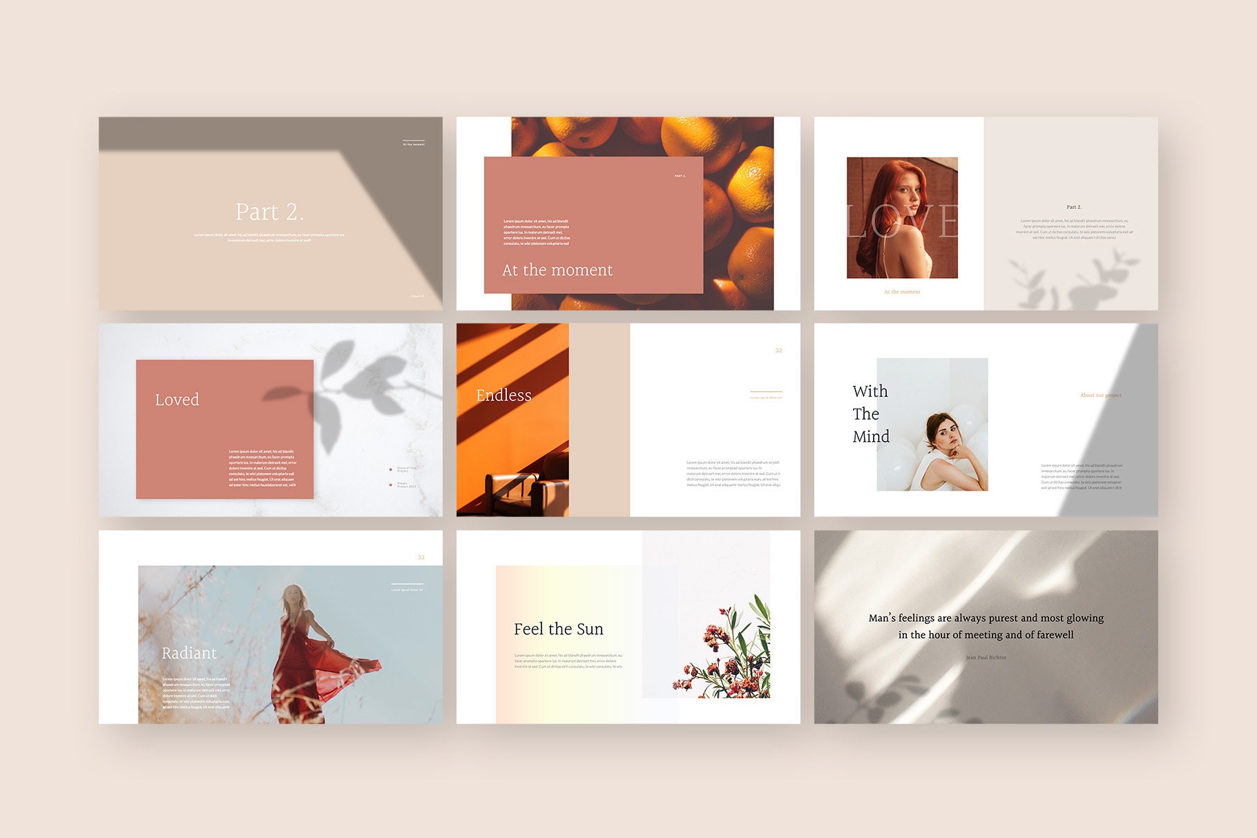 Glory Powerpoint Template: Shine With Shadow Elements & Storytelling ...