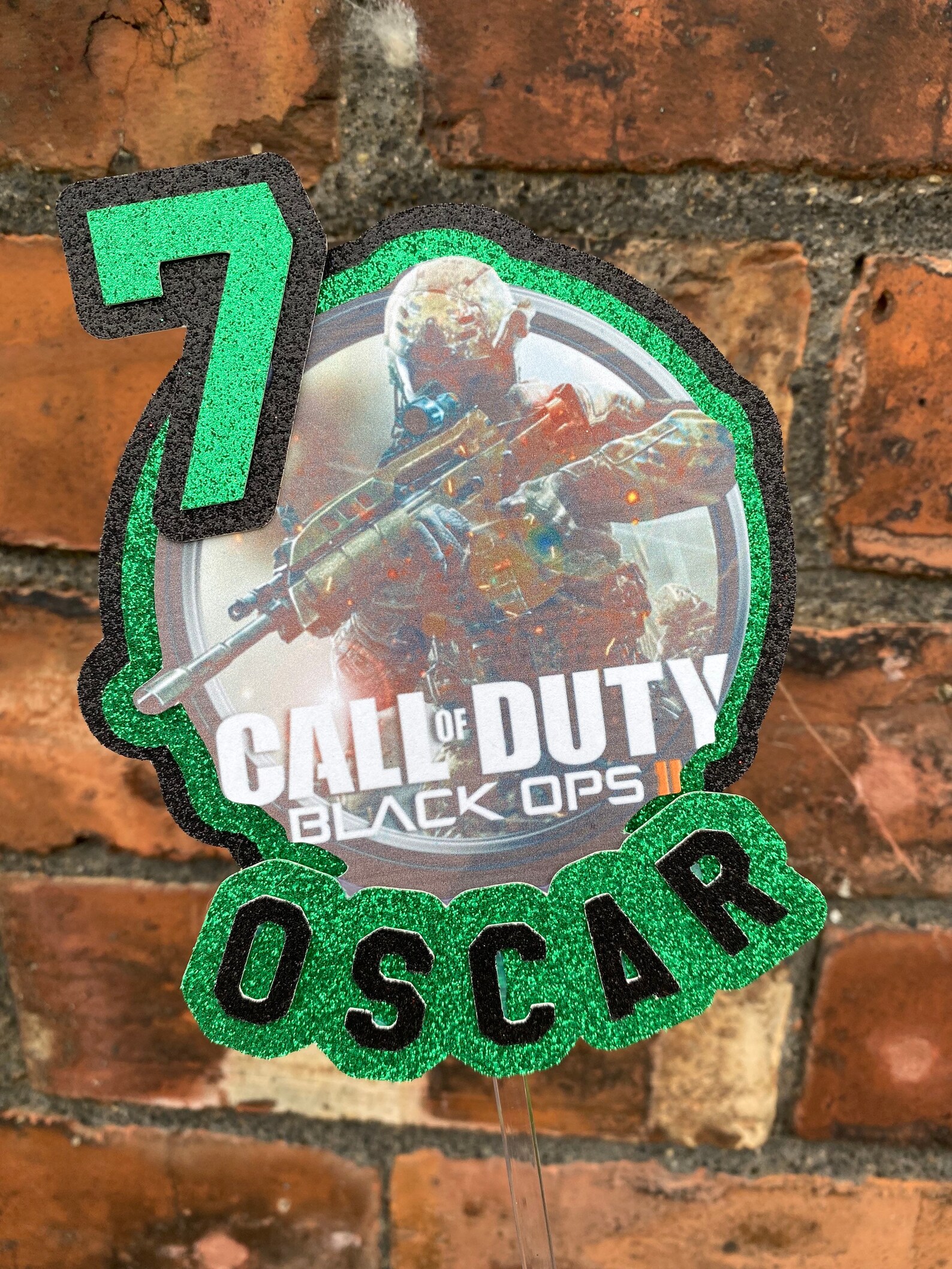COD call of duty gaming cake topper Etsy