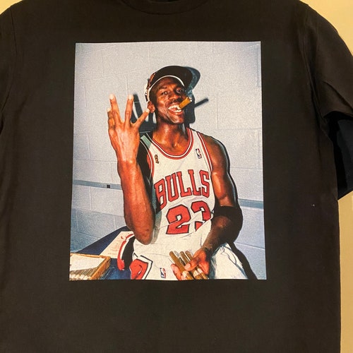 Chicago Bulls Michael Jordan Air Jordan Dunk Portrait Sports | Etsy