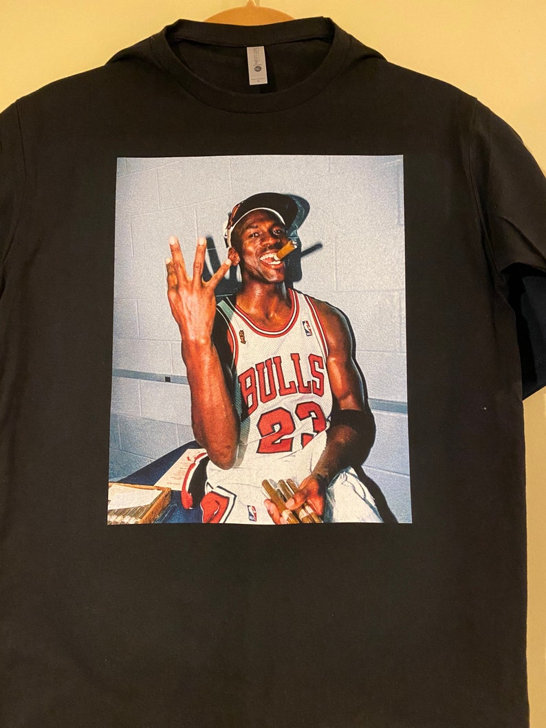 Michael Jordan 3 Peat Cigar T-shirt 