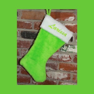Lime green christmas stockings clearance
